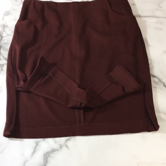 CAbi Burgundy Currant Boss Pencil Skirt Womens 10 Fall 2018 - Picture 7 of 12